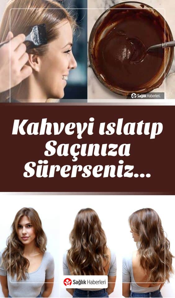 Kahveyi Islatıp Saçınıza Sürerseniz Bakın Ne Oluyor!